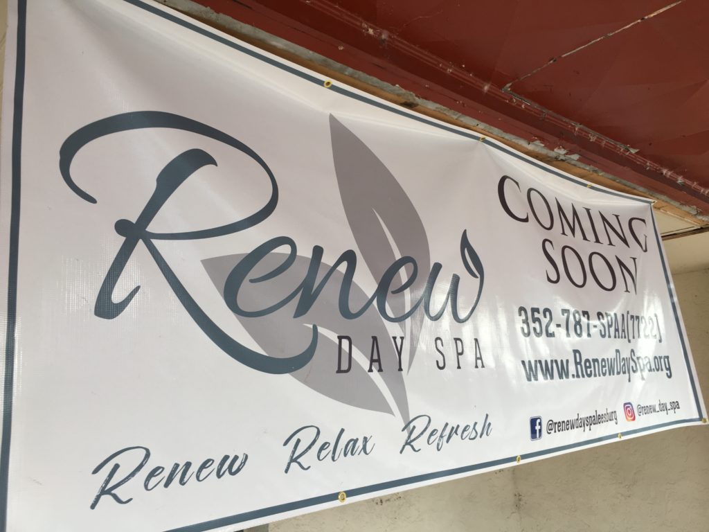 Renew Day Spa Coming Soon