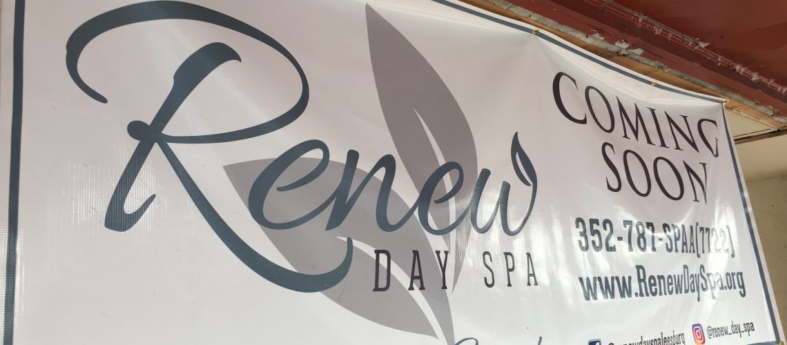 Renew Day Spa Coming Soon